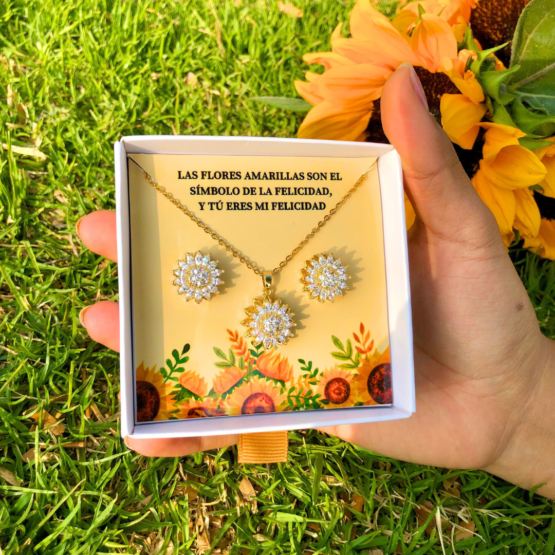 Set girasoles giratorios 🌻21 de Setiembre DÍA DE LAS FLORES AMARILLAS